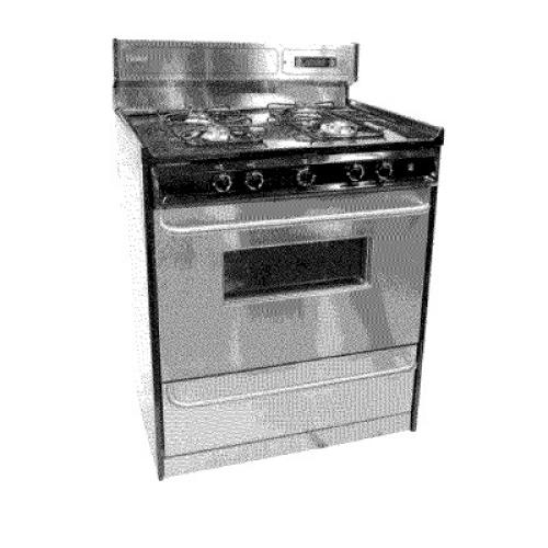 Haier HGRA242EAWW 24" Gas Range Sealed Burner