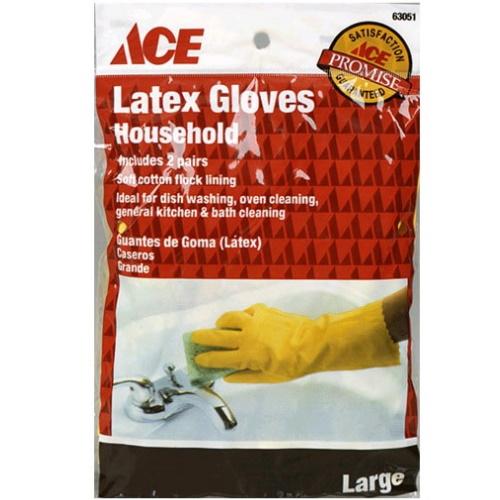 Tools Latex Cleaning Gloves:Large - 63051