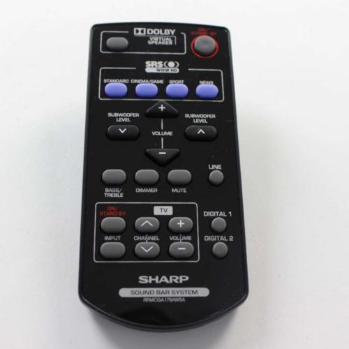 Sharp Remote Control - RRMCGA178AWSA