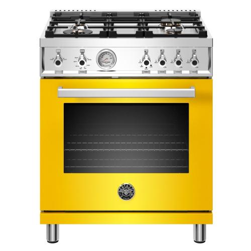 Bertazzoni PROF304GASGIT Professional Series 30 Inch Freestanding Gas Range with 4 Sealed Burners