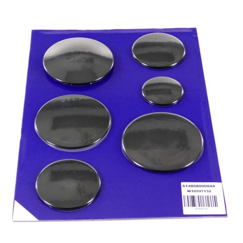 Whirlpool Cooktop Burner Cap Set - W10819916