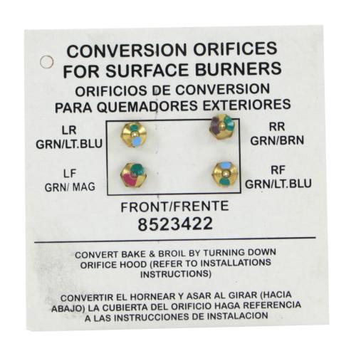 Whirlpool Range Surface Burner Lp Orifice - W11234415
