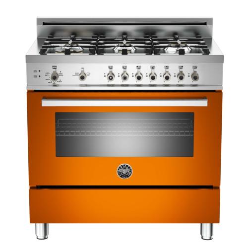 Bertazzoni PRO366GASAR Professional Series 36 Inch Freestanding All Gas Range with Natural Gas