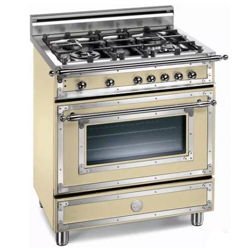Bertazzoni H304GGVCRFR02 Professional Series 30 Inch Traditional-Style Gas Range with 4 Sealed Burners