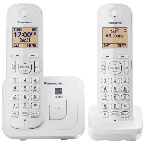Panasonic KXTGC212W 6.0 Cordless Phone
