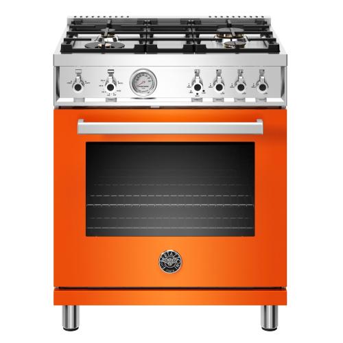 Bertazzoni PROF304GASART Professional Series 30 Inch Freestanding Gas Range with 4 Sealed Burners