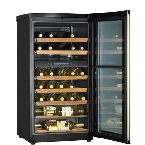 Haier HVZ040ABH5SBJ 40 Bottle Dual Zone Wine & Beverage Center