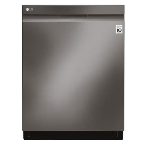 LG LDP6797BD 24 Inch Fully Integrated QuadWash™ Smart Dishwasher with 15 Place Settings, 3rd Rack, Gliding Racks, Dual Zone Wash, NeveRust™ Stainless Steel Tub, Inverter Direct Drive, and EnergyStar Qualified: Black Stainless Steel
