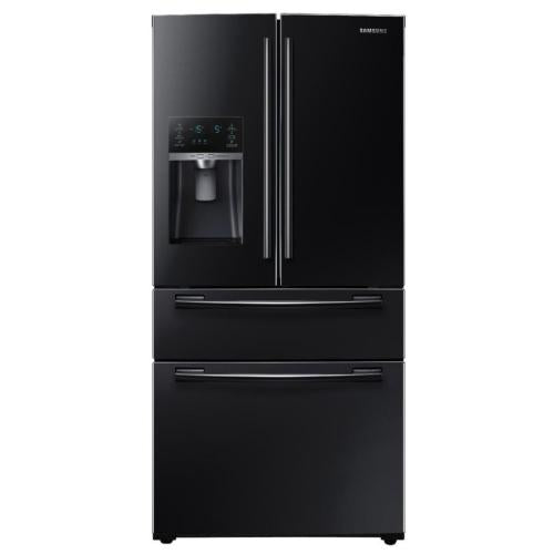 Samsung RF25HMEDBBC/AA 25 Cu. Ft. 4-Door French Door Refrigerator Black
