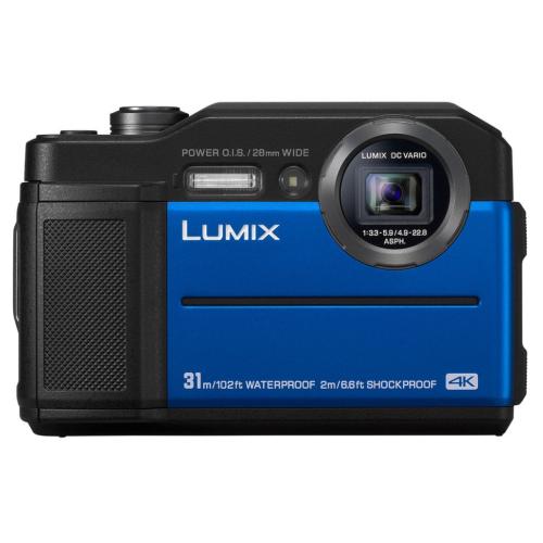 Panasonic DCTS7A Lumix Ts7 Waterproof Tough Camera, 20.4 Megapixels (Blue)