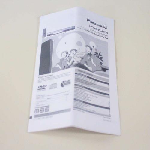 Matsushita Instruct Book - RQT7292-1P