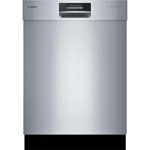 Bosch SHE8PT55UC/02 Benchmark Series 24" Dishwasher, Recessed Handle - Stainless Steel