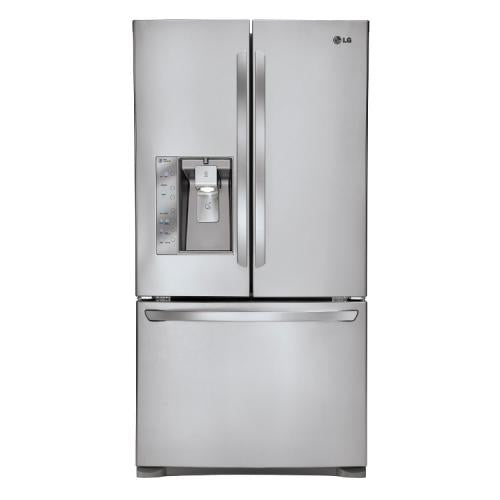 LG LFX31925ST 30.7 cu. ft. French Door Refrigerator with Spill Protector Glass Shelves, Humidity Crispers, Air/Water Filters and External Ice/Water Dispenser: Stainless Steel