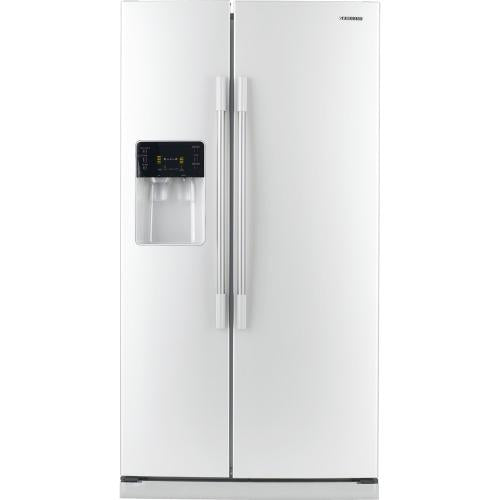 Samsung RS2530BWP/XAA 25.0 Cu. Ft. Side By Side Refrigerator