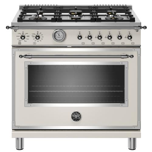 Bertazzoni HERT366GASAVT Heritage Series 36 Inch Freestanding All Gas Range with Natural Gas