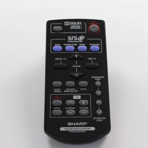 Sharp Remote Control - RRMCGA200AWSA