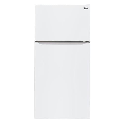 LG LTCS20220W 30 Inch Top-Freezer Refrigerator with Ice Maker, Glide N' Serve® Pantry Drawer, Gallon Door Storage, Humidity-Controlled Crisper Drawers, Premium LED Lighting, ENERGY STAR® and 20.2 cu. ft. Capacity: White