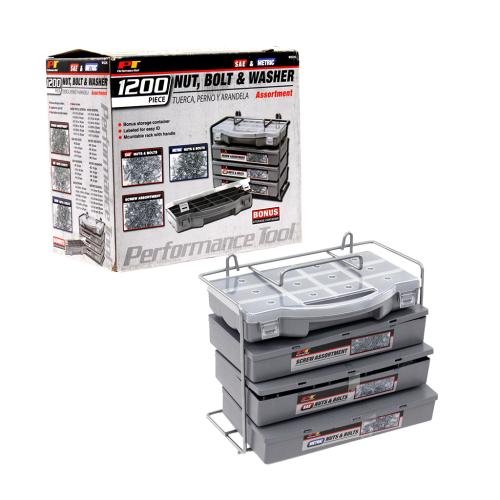 Tools 1200Pc Nut And Bolt Kit - W5226P