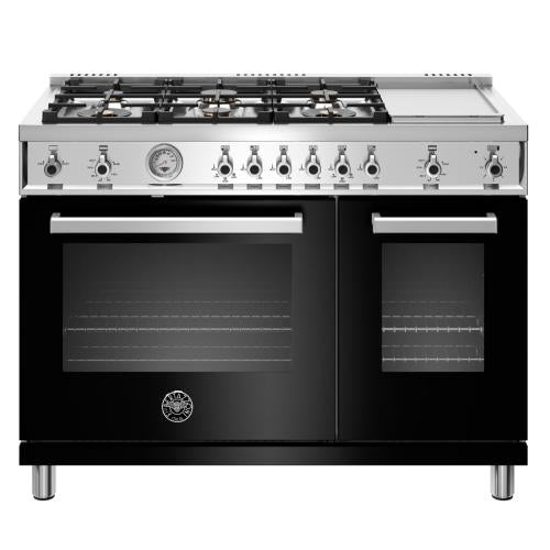 Bertazzoni PROF486GGASNET Professional Series 48 Inch Freestanding All Gas Range with Natural Gas