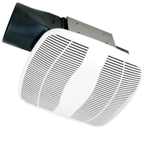 Air King BFQ50W 50 Cfm Snap-In Exhaust Fan With Oval Duct Connection