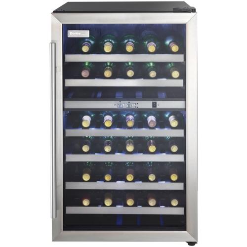 Danby DWC114BLSDD Designer 38-Bottle Dual-Zone Wine Cooler