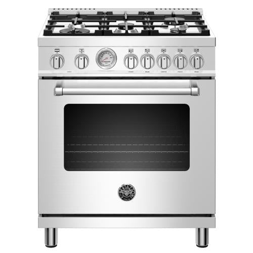 Bertazzoni MAST305DFMXE Master Series 30 Inch Freestanding Dual-Fuel Range