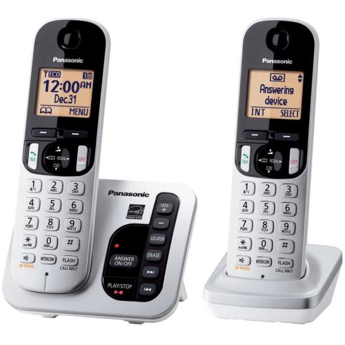 Panasonic KXTGC222S Dect 6.0 Expandable Cordless Answering System