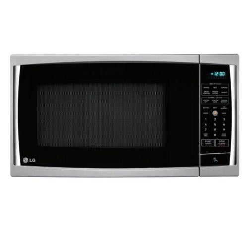 LG LCRT1510SV 1.5 cu. ft. Countertop Microwave Oven with 1,200 Cooking Watts, 6 Auto Cook Options, Sensor Cook, EasyClean Interior and Round Cavity