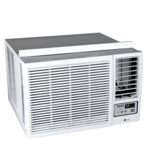 LG LW1210HR 12,000 BTU Room Air Conditioner with 11,200 BTU Electric Heat, 550 sq. ft. Cooling Area, Dehumidification, 9.8 EER, R-410A Refrigerant and Remote Control