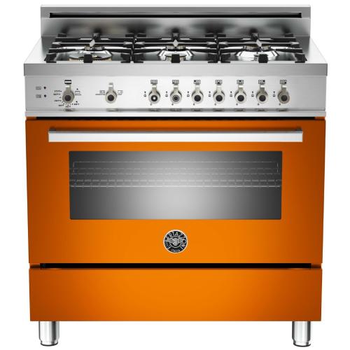 Bertazzoni PRO366GASAR/01 Professional Series 36 Inch Pro-Style Gas Range with 4.4 cu. ft. Convection Oven