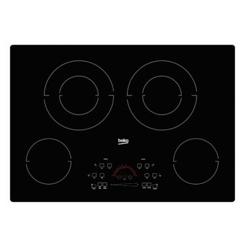 Beko 7735687908 30" Built-In Electric Cooktop with 4 Burners and Touch Control - ECTM30102