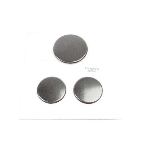 Whirlpool Range Surface Burner Cap Set (Black) - WP9763503CB