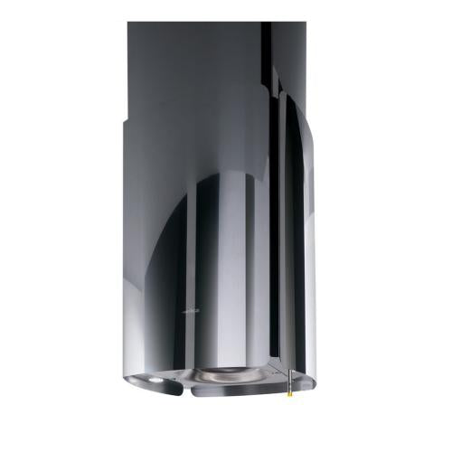 Elica ECH623SS 23 Inch Island Mount Range Hood with 600 CFM, 4 Blower Speeds, Halogen Lighting