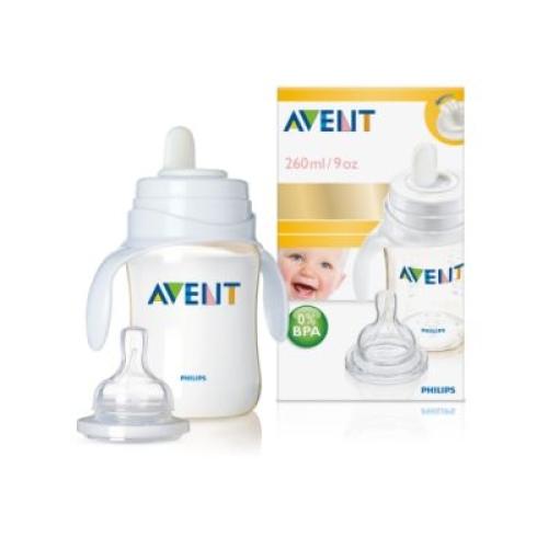 Avent SCF663/07 Avent Baby Bottle Trainer Kit 9Oz Medium Flow Nipple