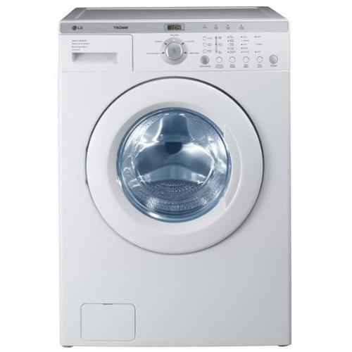 LG WM1814CW 27 Inch Front-Load Stackable Washer with 3.42 Cu. Ft. Capacity & 5 Washing Programs: White