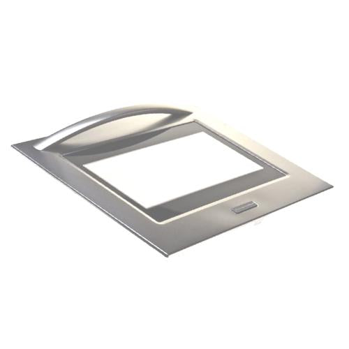 Whirlpool Range Oven Door Outer Panel Assembly (Stainless) - W10155557