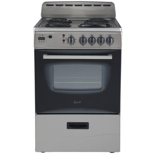 Avanti ER24P3SG 24-Inch Stainless Steel Freestanding Electric Range