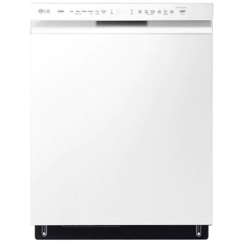 LG LDFN4542W 24 Inch Full Console Dishwasher with 15 Place Settings, Front Controls, EasyRack Plus, 3rd Rack, Dynamic Dry™, NeveRust™ Stainless Steel Tub, NSF Certified, and ENERGY STAR® Qualified: White