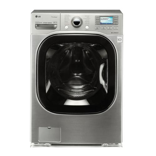 LG LSWF388HVS 27 Inch Front-Load Washer with 4.2 cu. ft. Capacity, 14 Wash Cycles, Steam/Allergiene/Sanitary Cycles, 13 Options, LCD Display and 2 Year Warranty