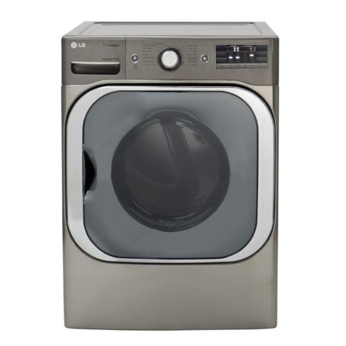 LG DLEX8000V 29 Inch 9.0 cu. ft. Electric Dryer with 14 Drying Programs, 5 Temperature Settings, Steam, Speed Dry, Wrinkle Care, Smart Diagnosis, LoDecibel Quiet Operation and Sensor Dry: Graphite Steel
