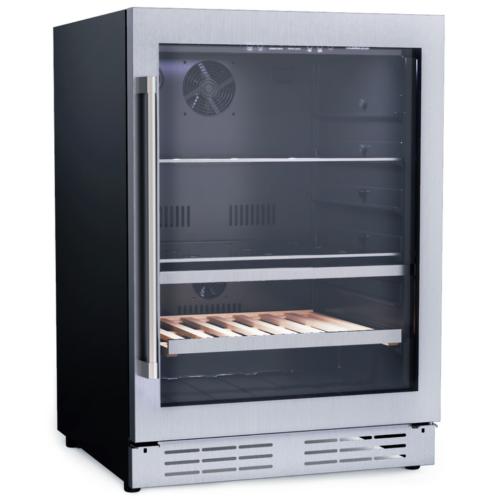 Elica EBS52SS1 24 Inch Dual Zone Wine and Beverage Center with 4.8 Cu. Ft. Capacity