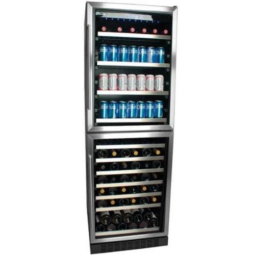 Silhouette DWBC14BLS 24-Inch Black 77 Bottle Capacity Wine Chiller