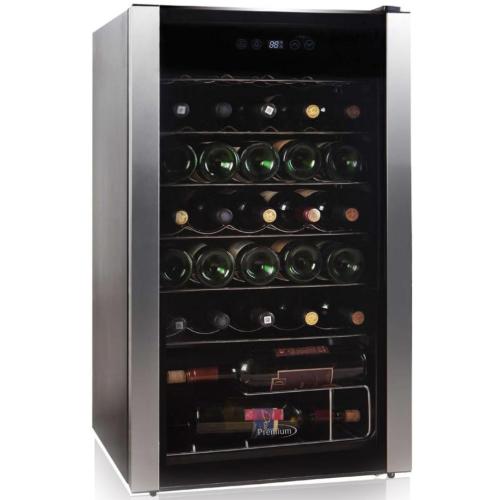 Midea PWC346MS 34-Bottle Freestanding Wine Cooler