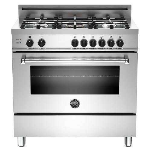 Bertazzoni MAS365GASXE Master Series 36 Inch Freestanding All Gas Range with Natural Gas