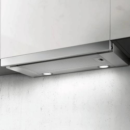 Elica ETT424S1 24 inch Under Cabinet Range Hood with 3-Speed/400 CFM Blower, Hidden Electronic Touch Controls