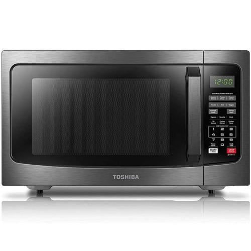 Toshiba EM131A5CBS 1.2 Cu. Ft Black Stainless Steel Microwave Oven