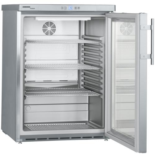 Liebherr GRB05G1HC 23.50'' 1 Section Undercounter Refrigerator with 1 Right Hinged Glass Door and Front Breathing Compressor