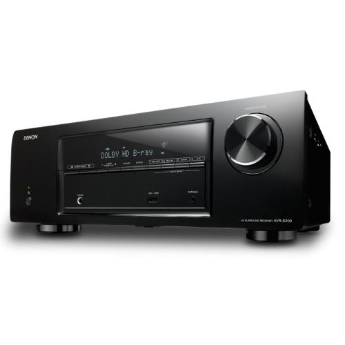 Denon AVRE200 5.1 Channel 3D Pass Through Home Theater Av Receiv