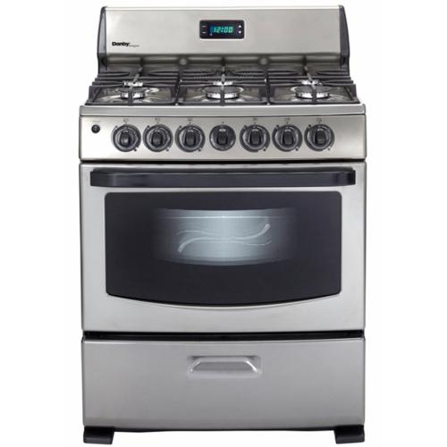 Danby DR399BLSGLP 30-Inch Gas Range 4.33 Cu. Ft.