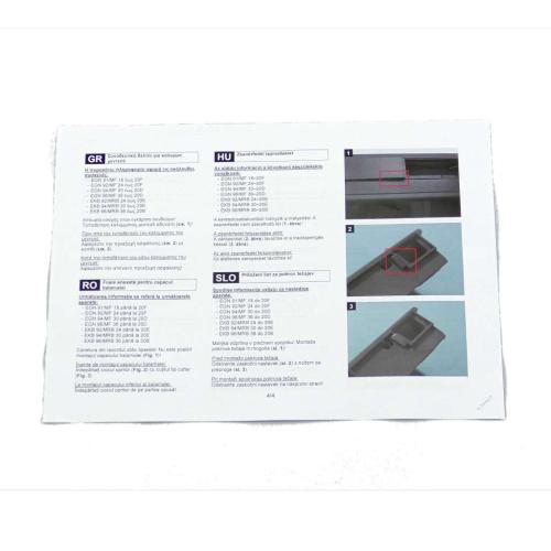 Liebherr  Insert Blade Hinge Cover - 708044200